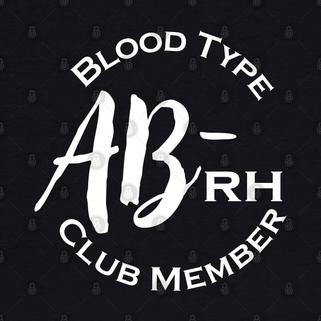 Blood type AB minus club member - Dark by Czajnikolandia